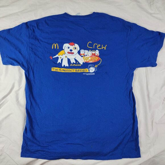 Kerwin Frost McDonalds McNugget Buddies Delta Pro Weight XL Crew T Shirt Work - Picture 2 of 11